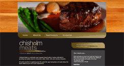 Desktop Screenshot of chisholmmeats.com